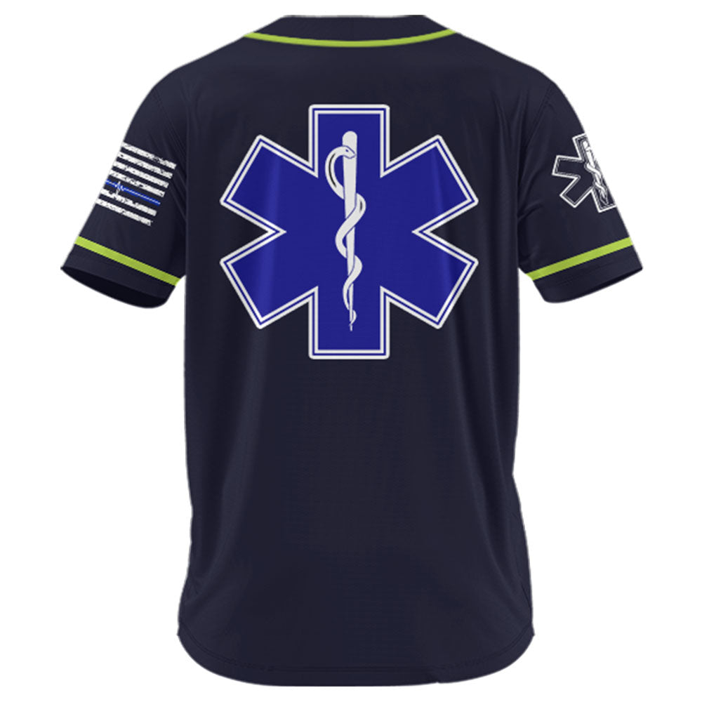 Firefighter Ems Paramedic Baseball Jersey Fireman Custom Fire Dept Gift For Firefighters K1702 Trhn