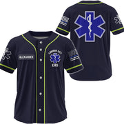 Firefighter Ems Paramedic Baseball Jersey Fireman Custom Fire Dept Gift For Firefighters K1702 Trhn