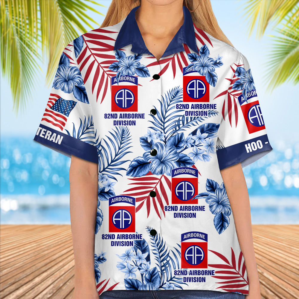 Custom Hawaiian Tropical Shirt Custom Military Patches Gift For Veterans Available All Branches Hawaiian Gift K1702 Trhn