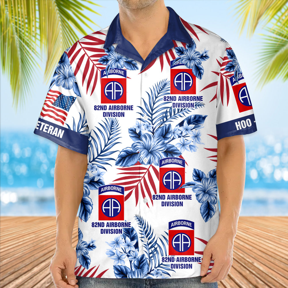 Custom Hawaiian Tropical Shirt Custom Military Patches Gift For Veterans Available All Branches Hawaiian Gift K1702 Trhn