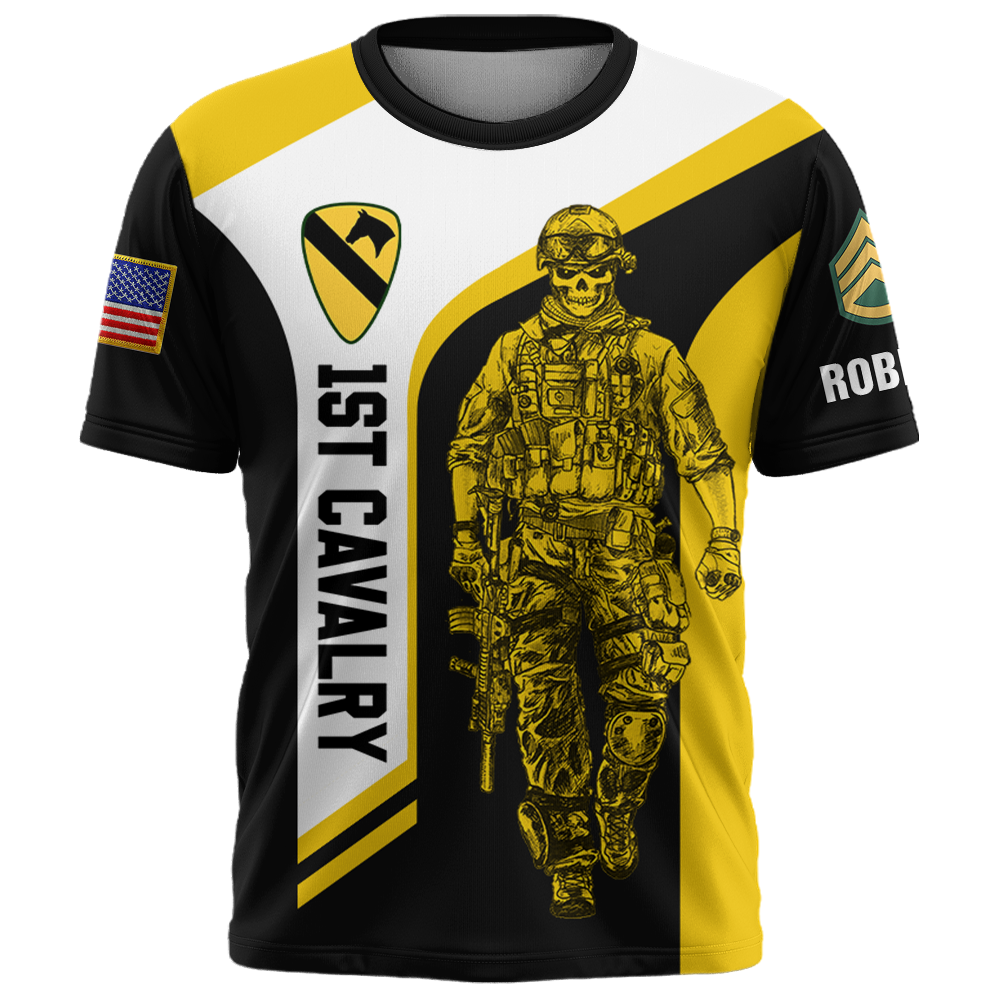 Personalized All Over Print Shirt Custom All Military Branches, Rank Name Division Gift For Veteran K1702 Trhn