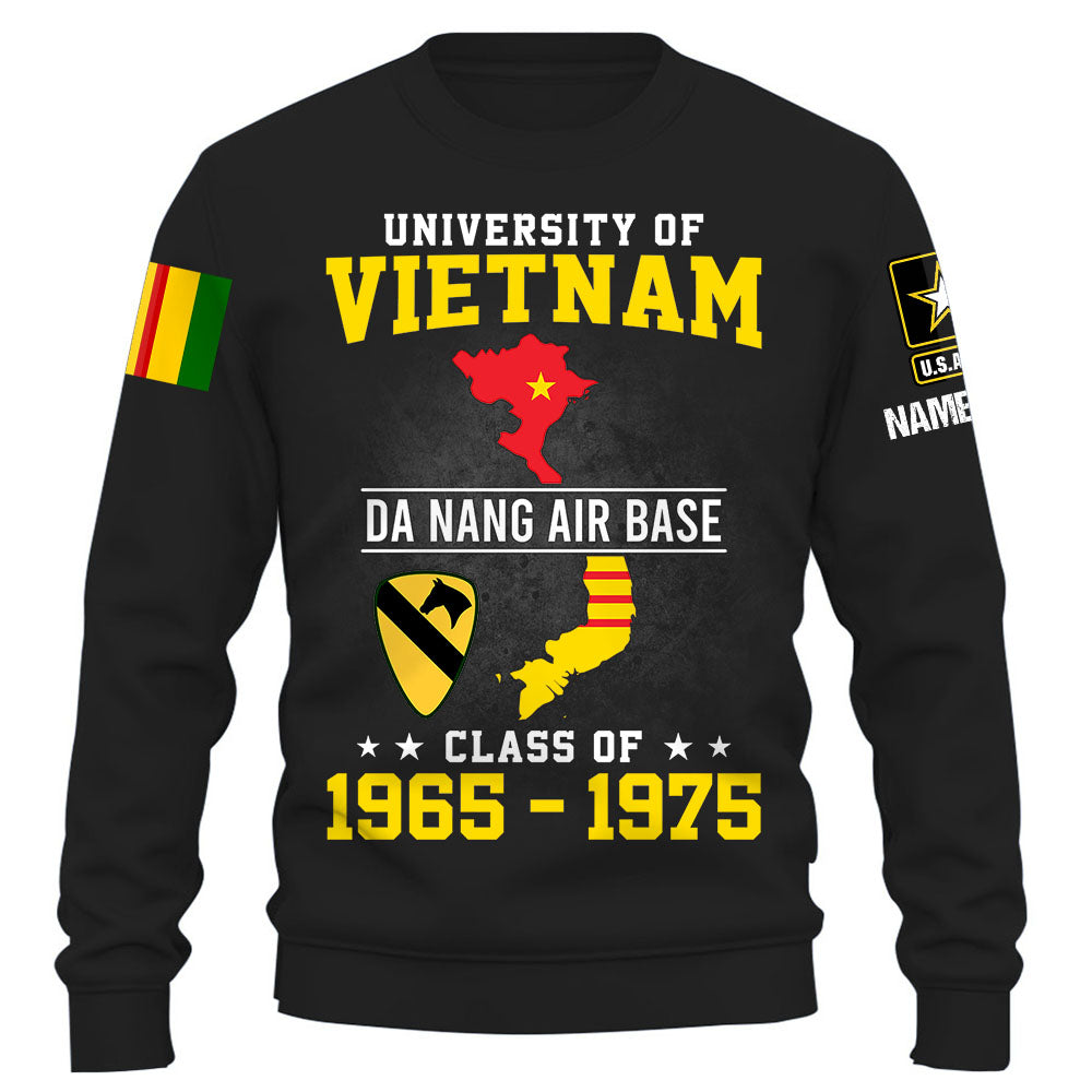 Vietnam Veteran Custom Shirt University Of Vietnam Shirt Personalized Gift K1702