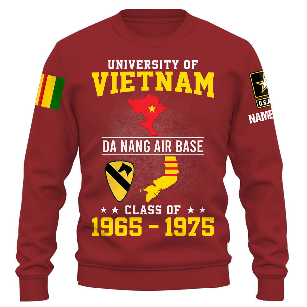 Vietnam Veteran Custom Shirt University Of Vietnam Shirt Personalized Gift K1702