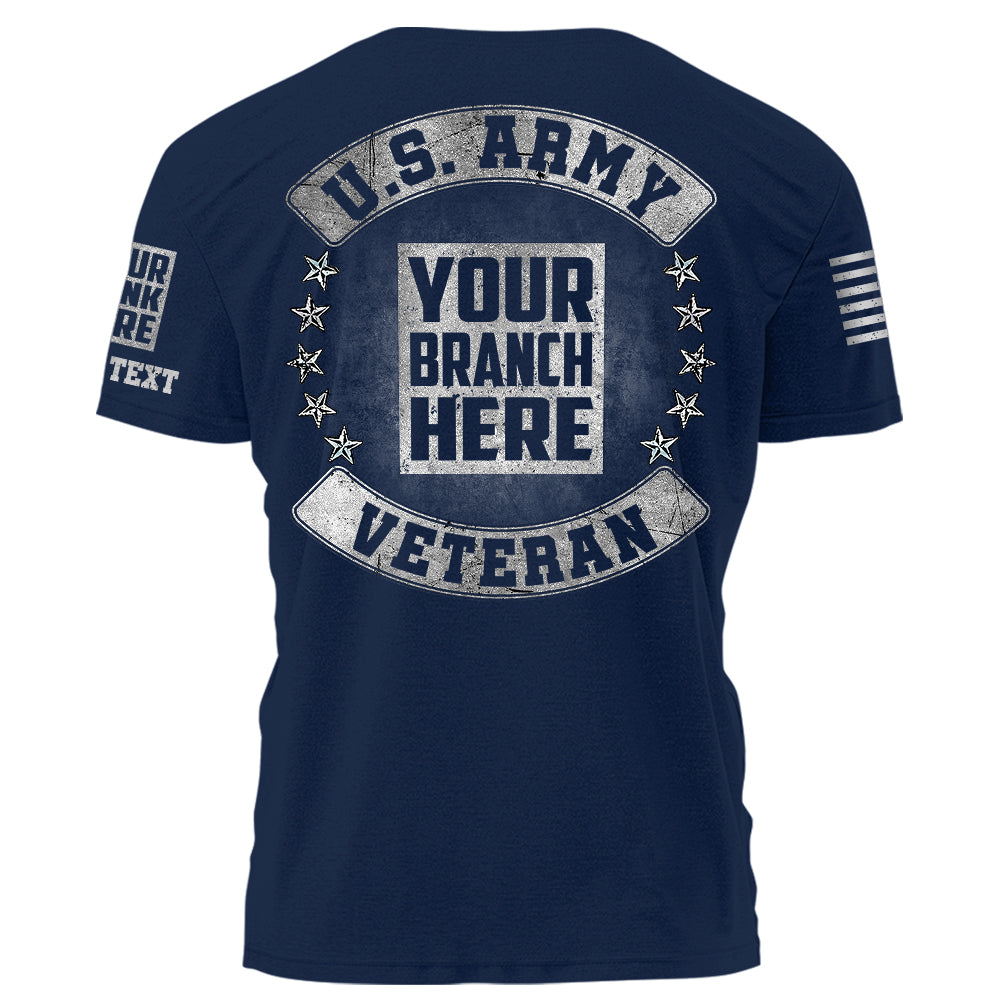 US Military Personalized Shirt Custom All Branch All Service Gift For Veteran K1702