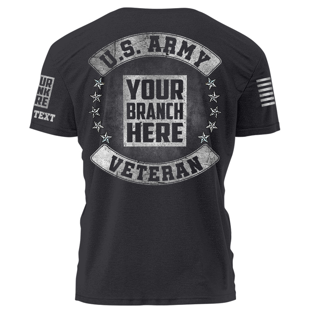 US Military Personalized Shirt Custom All Branch All Service Gift For Veteran K1702