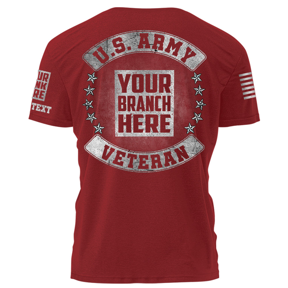 US Military Personalized Shirt Custom All Branch All Service Gift For Veteran K1702