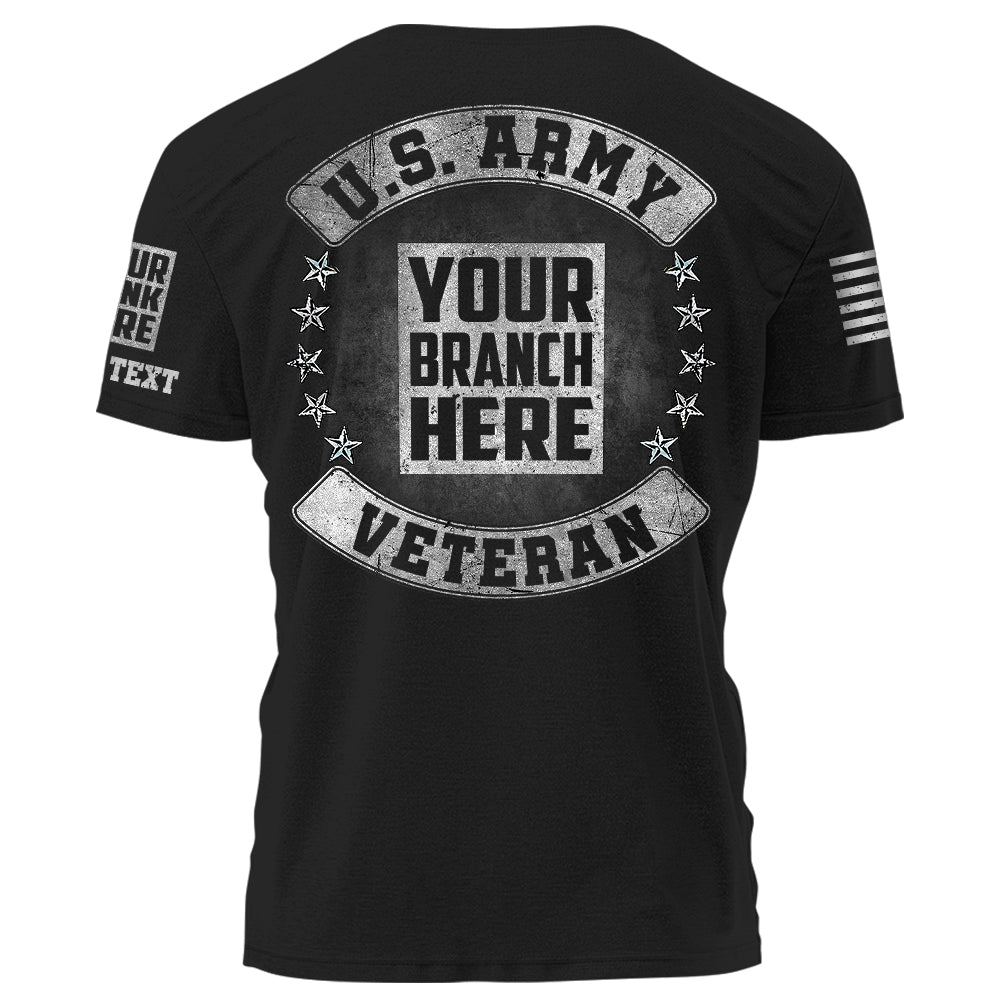 US Military Personalized Shirt Custom All Branch All Service Gift For Veteran K1702