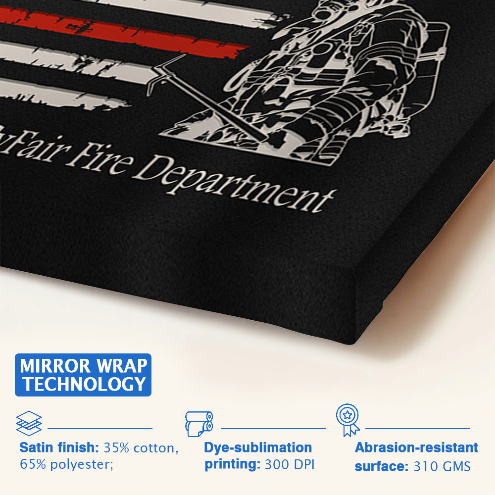 U.S. Firefighter Poster And Canvas Personalized Gift For Firefighter And Retired Firefighter K1702 Trhn