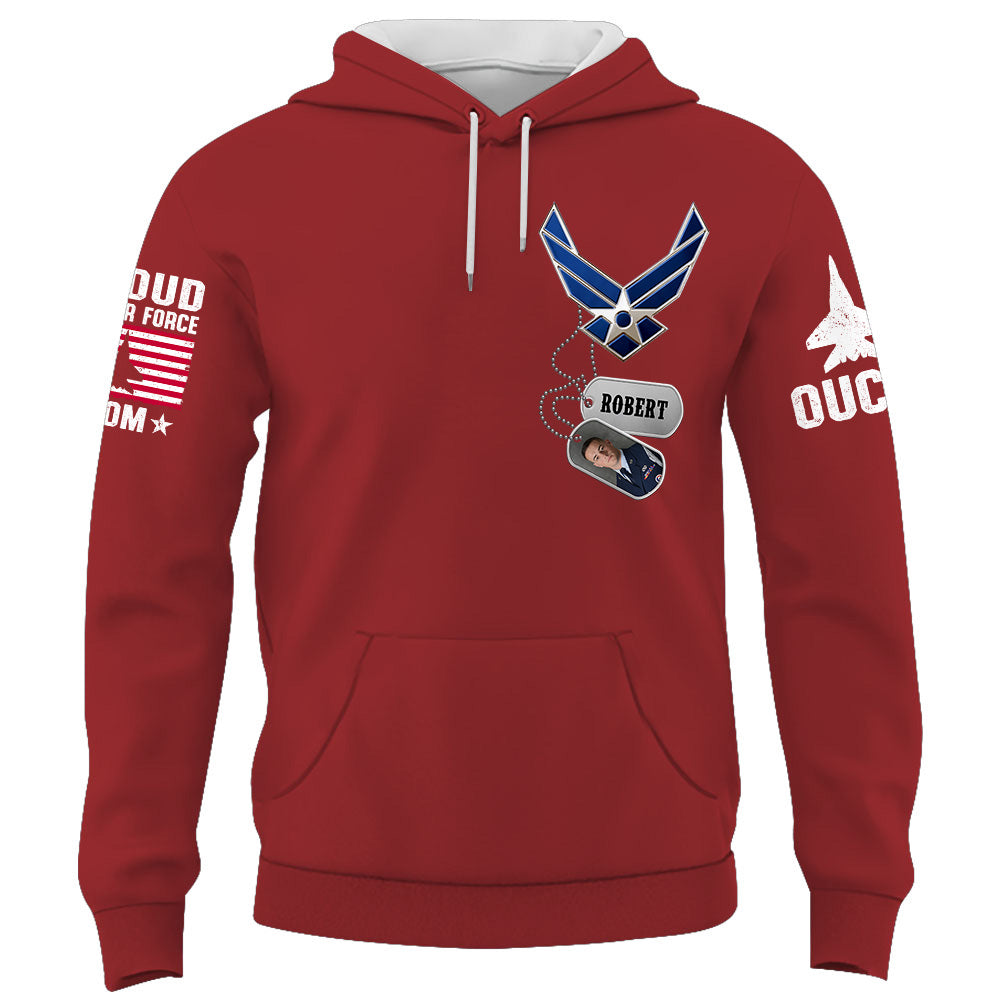 Custom Shirt Military Family Army Mom Shirt Custom Name And Photo Soldier Gift For Military Family Member K1702 Trhn