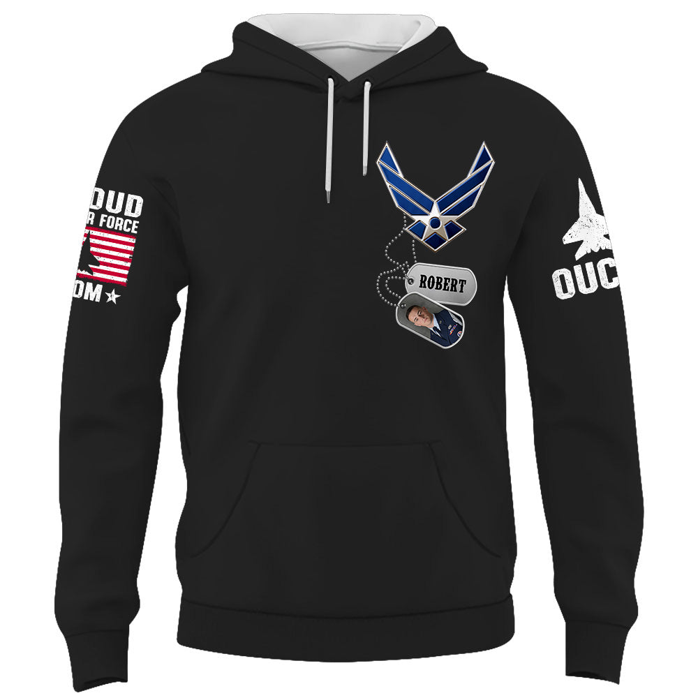 Custom Shirt Military Family Army Mom Shirt Custom Name And Photo Soldier Gift For Military Family Member K1702 Trhn