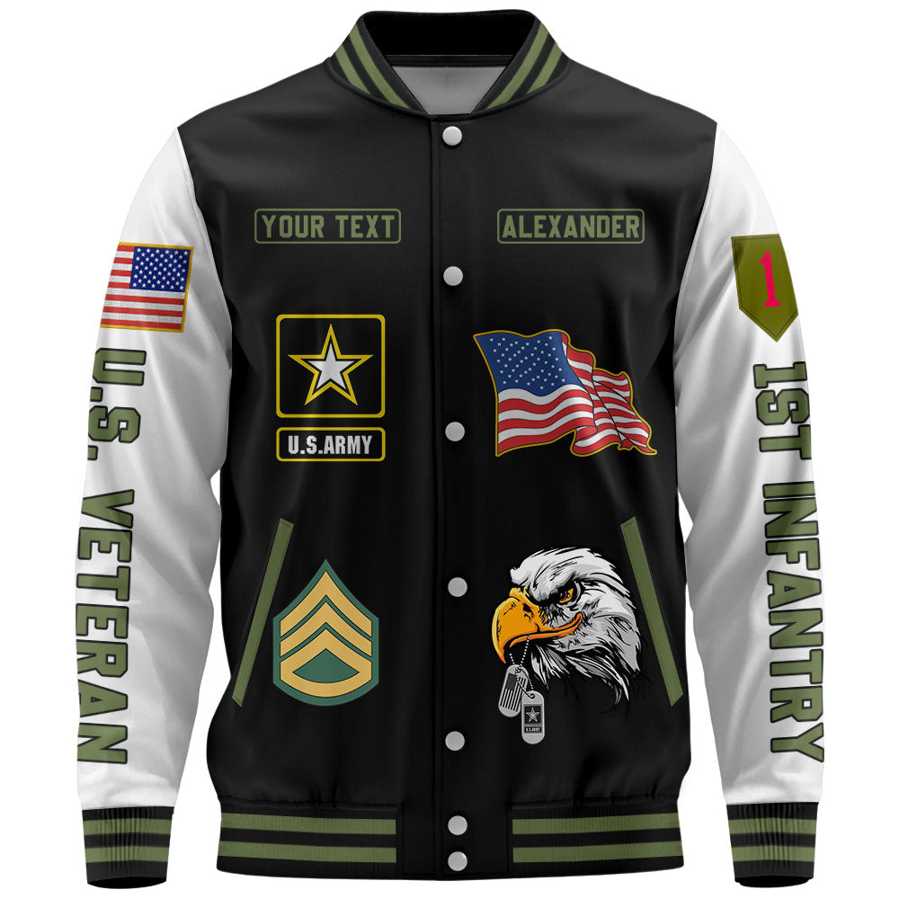 Veteran Baseball Jackets Custom All Military Branches Gift For US Veterans K1702 Trhn