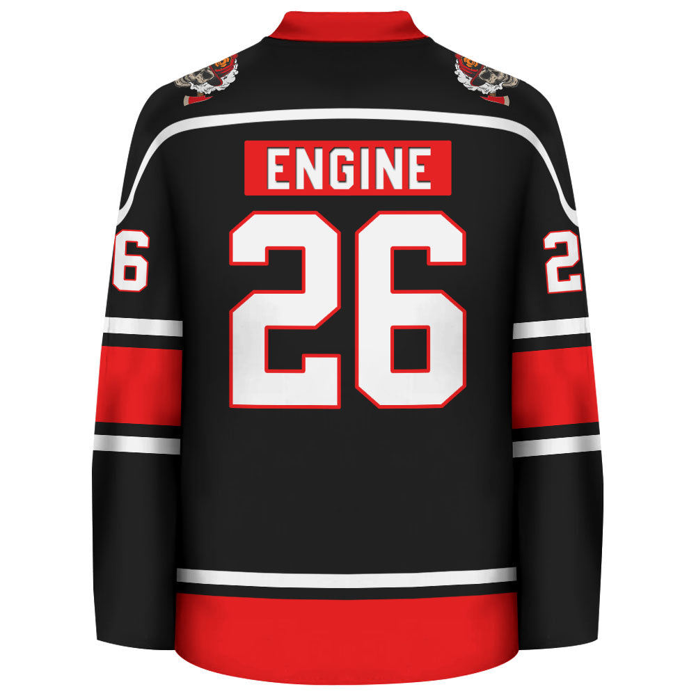 Custom Your Departments Hockey Jerseys Gift For Firefighter K1702 Trhn