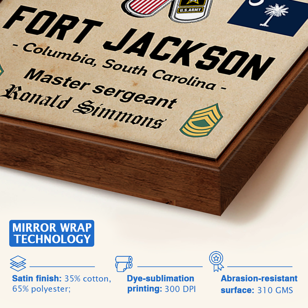 Veteran Custom Military Base Poster And Canvas K1702