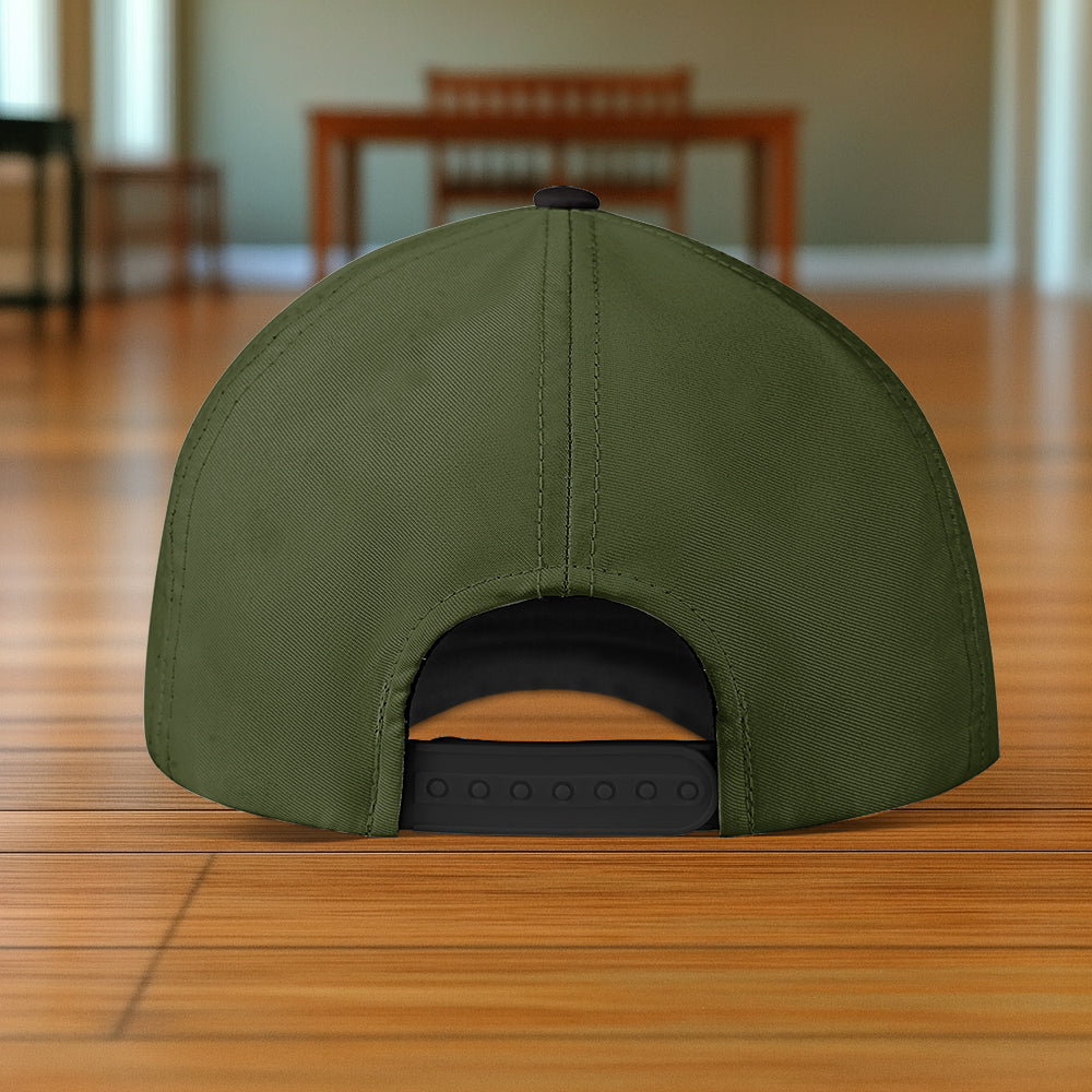 US Military Classic Cap Custom All Branches Rank Division Name For Military Retirement Veteran Dad Grandpa K1702 Trhn