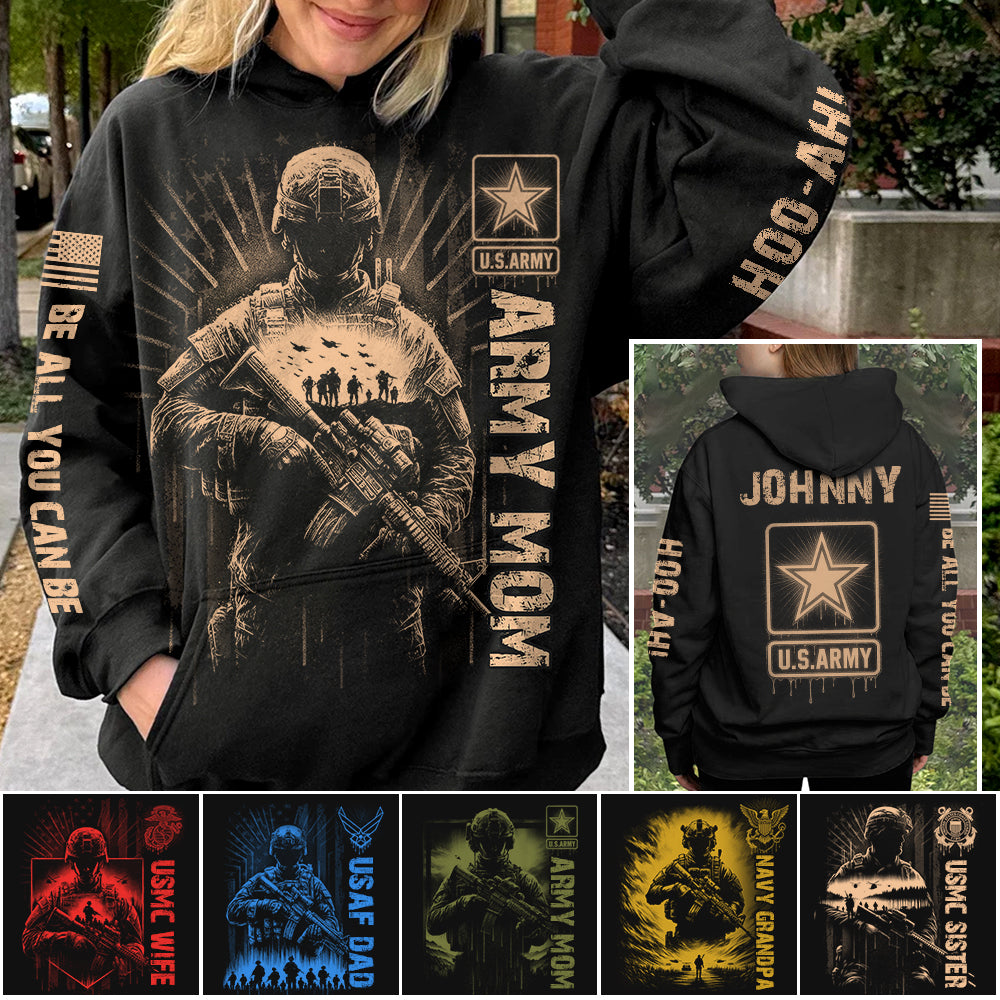 Personalized Bleach Style Army Mom Custom All Branches Gift For All Members Of Military Families K1702 Trhn