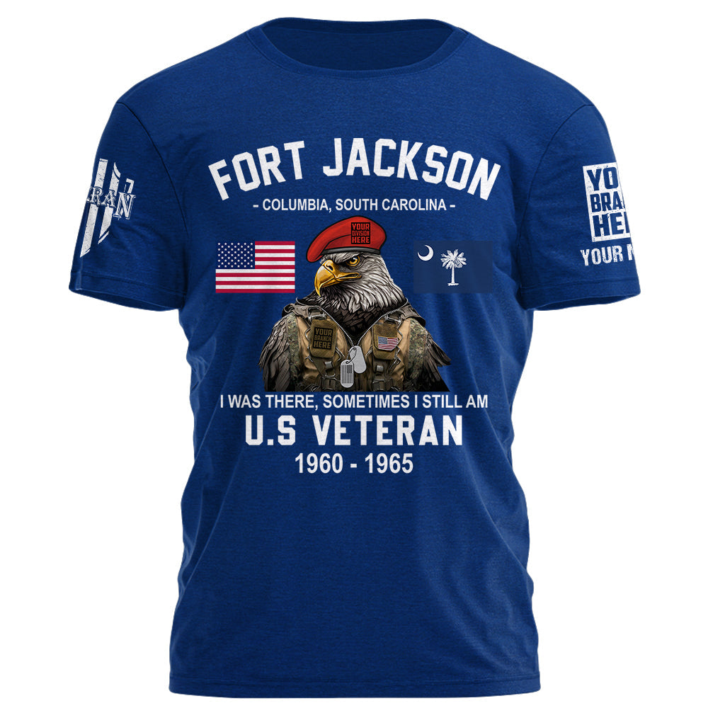 U.S Veteran Custom Shirt Proudly Served Military Base Personalized Gift For Veterans K1702