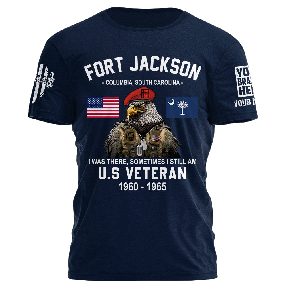 U.S Veteran Custom Shirt Proudly Served Military Base Personalized Gift For Veterans K1702
