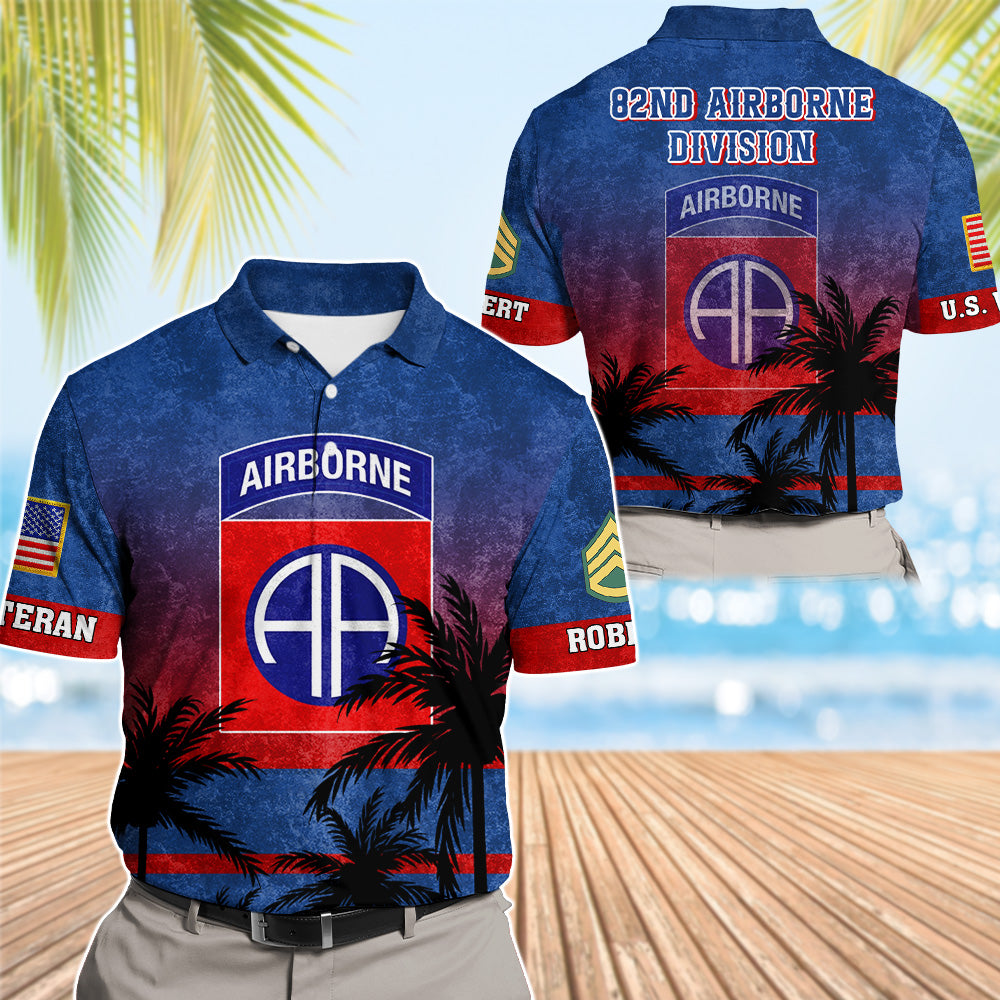 Personalized Aloha Hawaiian Shirt Veteran Style Custom Military Patches Gift For Veterans K1702