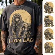 Custom Lion Dad The Man The Myth The Legend Shirt, Gift For Dad L0411 Hv01