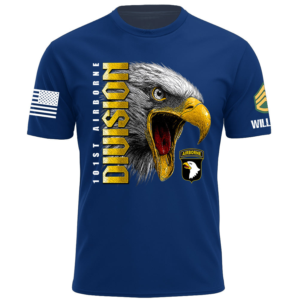 Custom Veteran Shirt Military Unit Patch Division Gift For Soldier Veteran Retired K1702 MT2