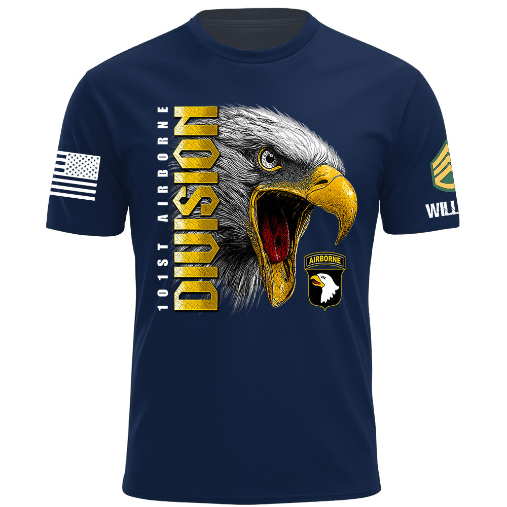 Custom Veteran Shirt Military Unit Patch Division Gift For Soldier Veteran Retired K1702 MT2