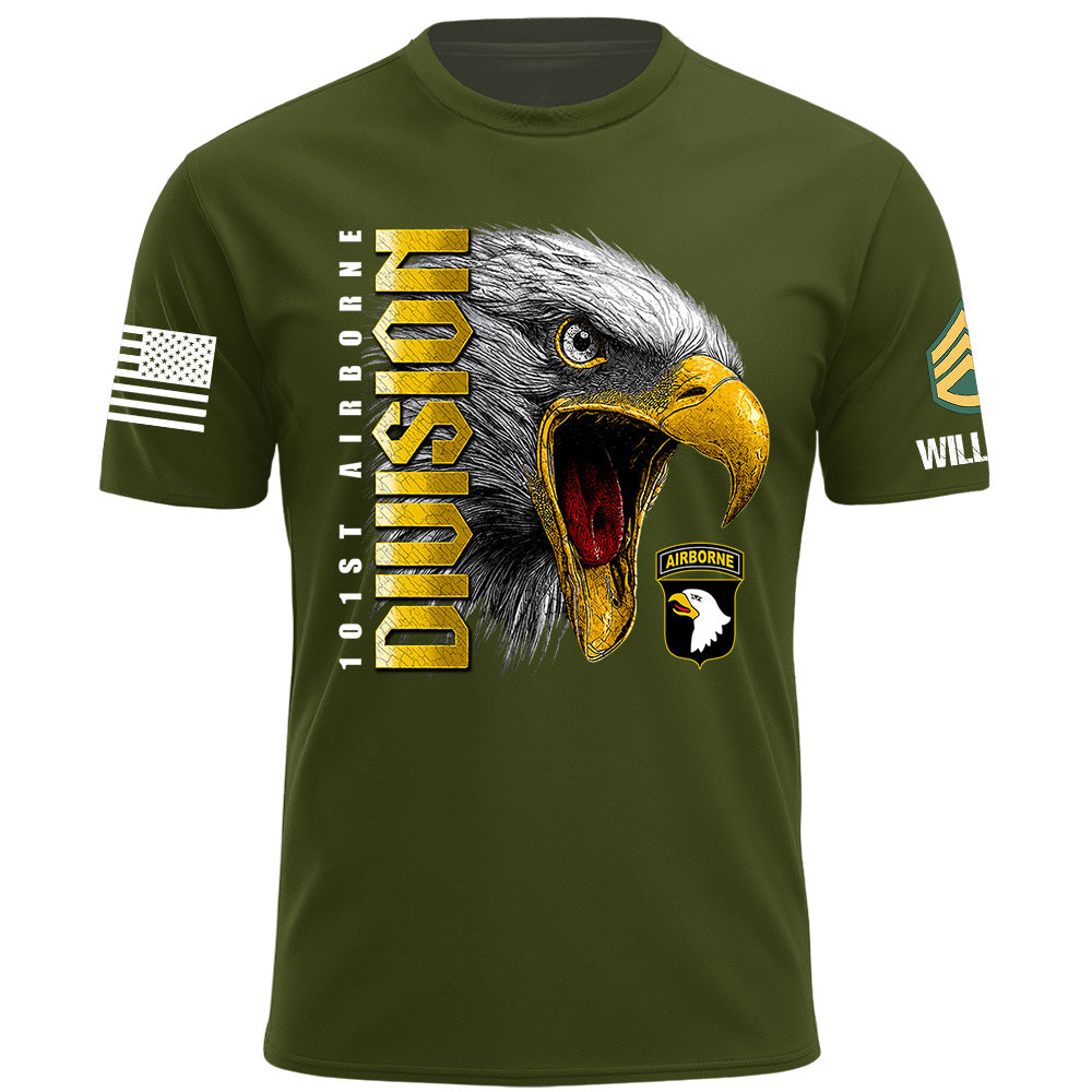 Custom Veteran Shirt Military Unit Patch Division Gift For Soldier Veteran Retired K1702 MT2