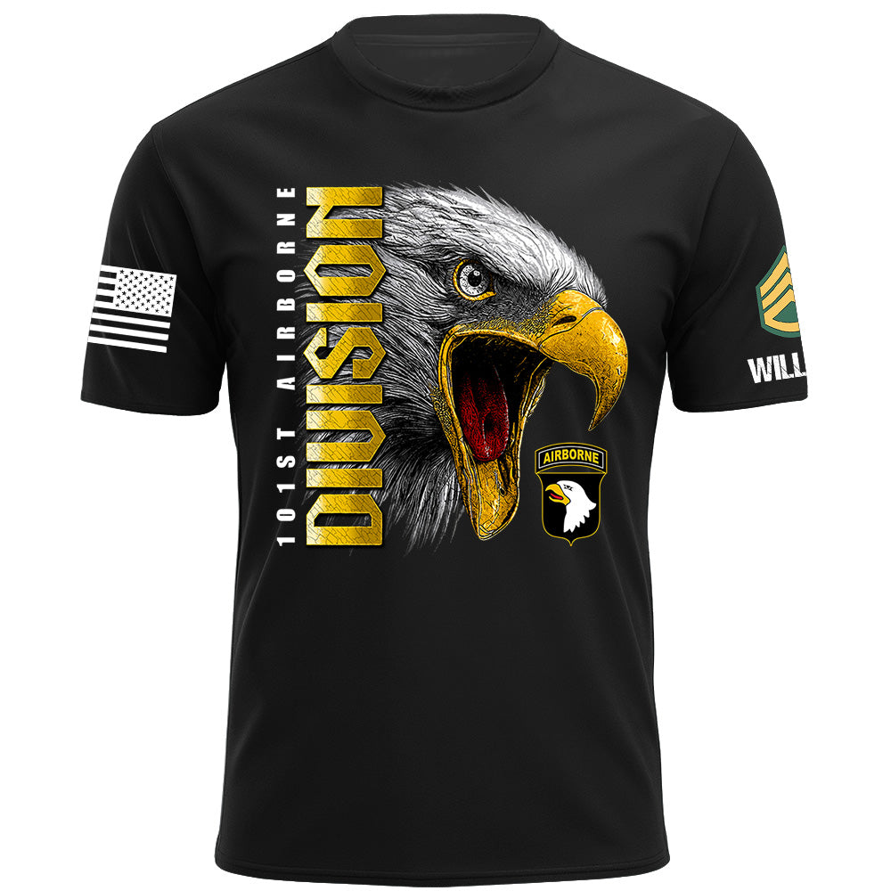 Custom Veteran Shirt Military Unit Patch Division Gift For Soldier Veteran Retired K1702 MT2