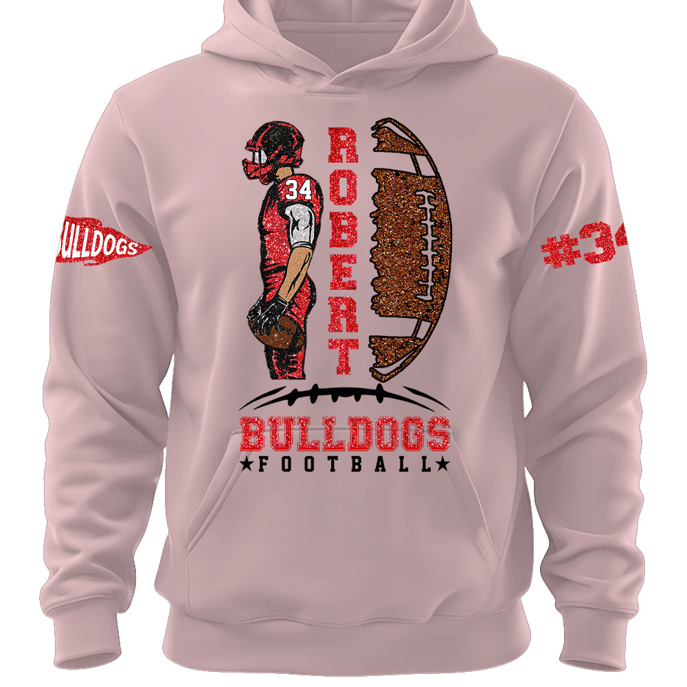 Custom Photo Football Game Day Personalized Shirt Custom Team Name K1702 MT2