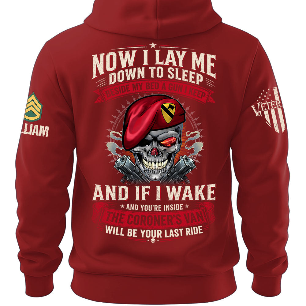Custom Veteran Shirt Now I Lay Me Down To Sleep Beside My Bed A Gun I Keep Gift For Veterans K1702 MT2