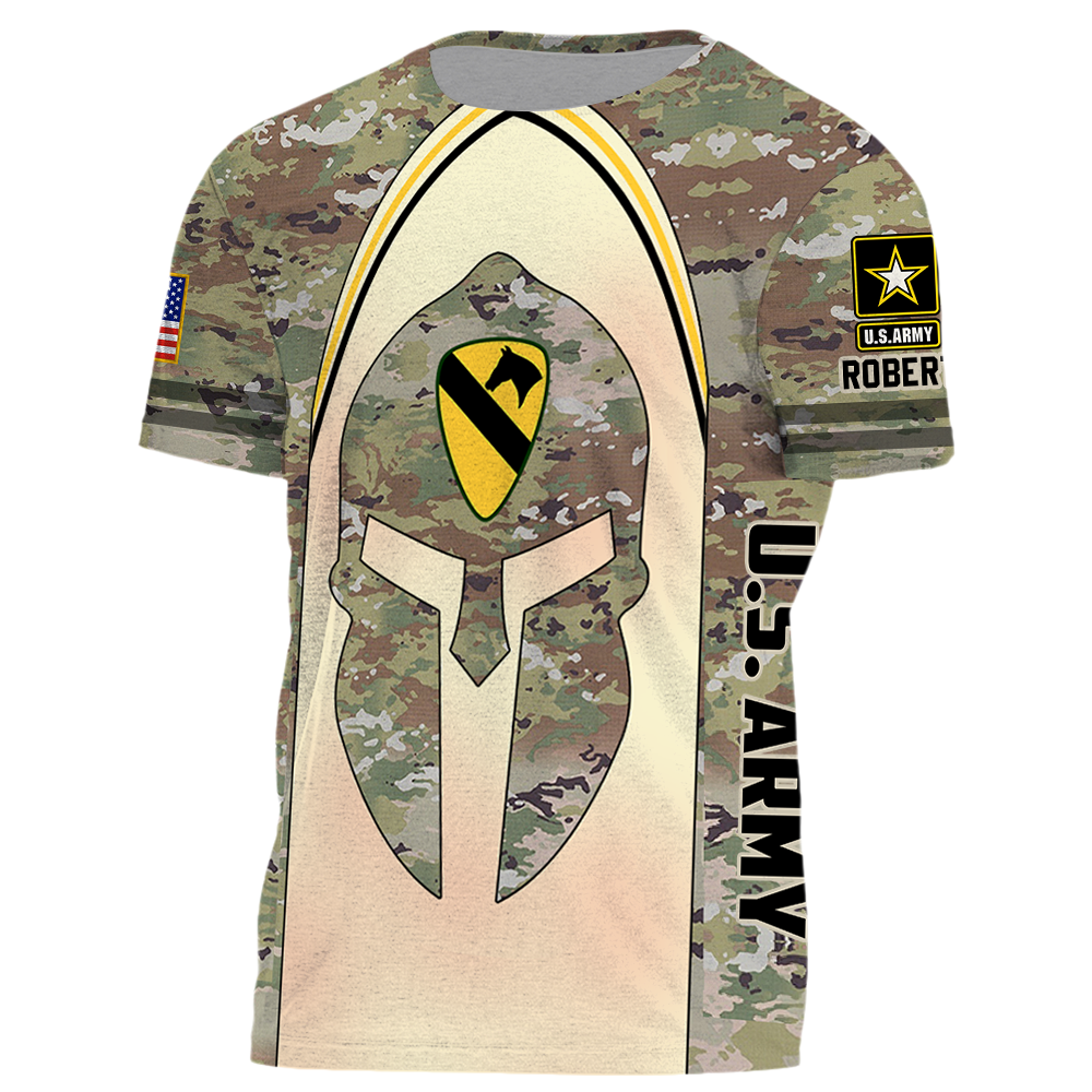 Personalized Shirt For Veteran Uniform Military All Over Print Shirt K1702