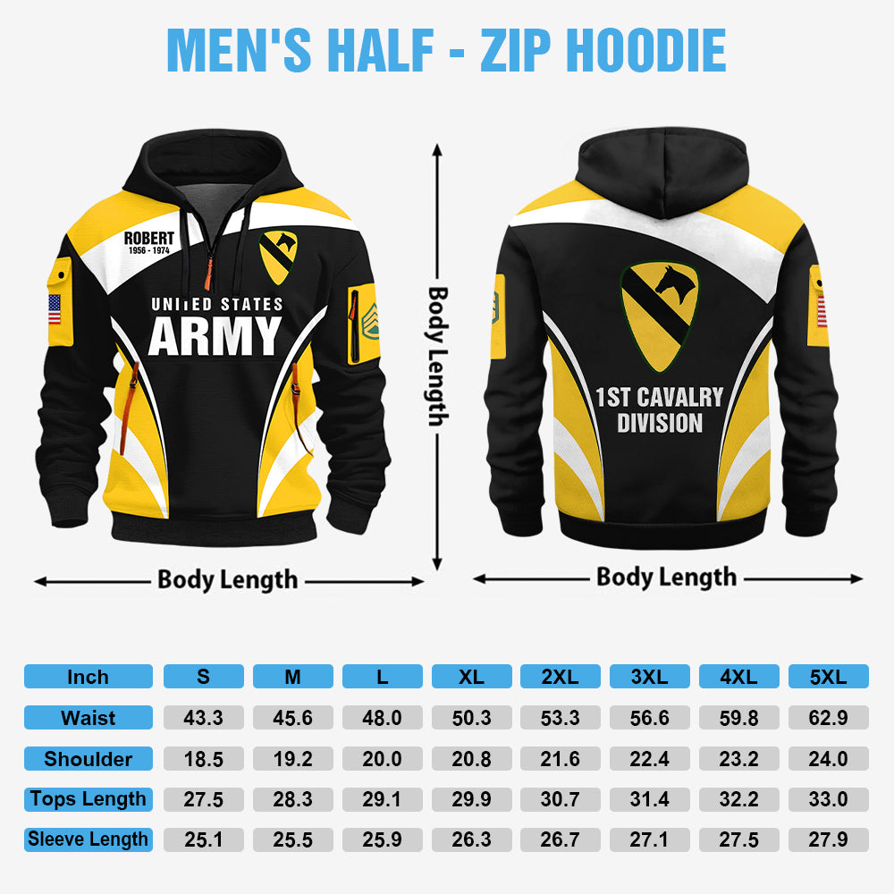 US Veteran Hoodie Half Zipper And Pants Custom All Branches Military Proudly Served Gift For Veterans All Over Print Shirt K1702 Trhn