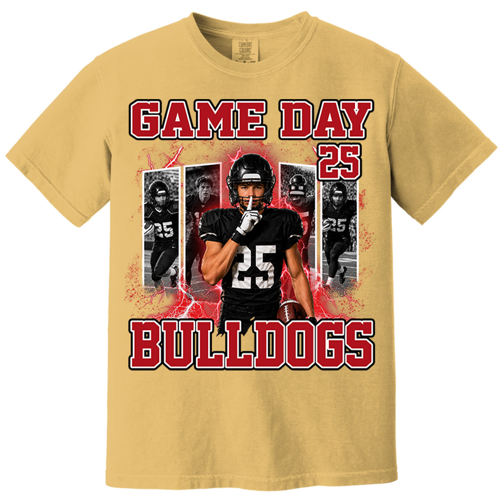Custom Photo Football Game Day Shirt  Football Mom Shirt L0411 Nh00