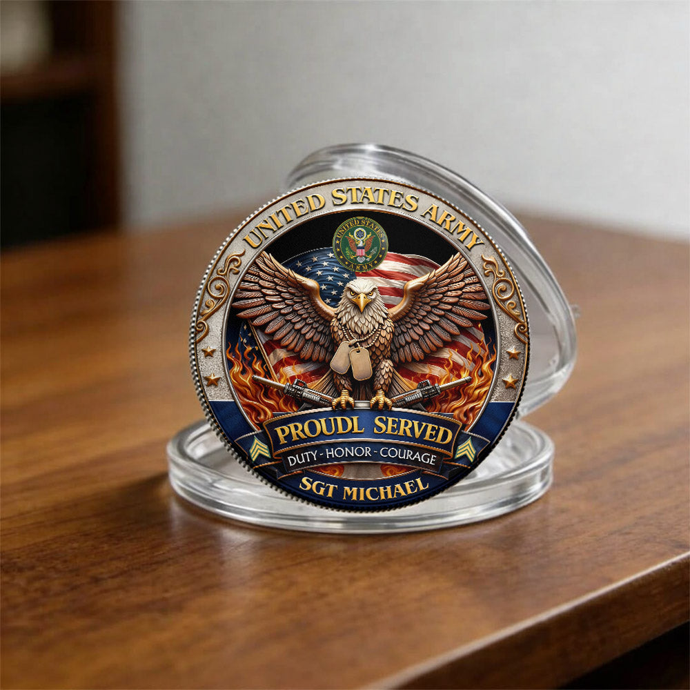 U.S. Veteran – 250 Years of Freedom Commemorative Coin Custom Gift For Veterans Soldier K1702 MT2