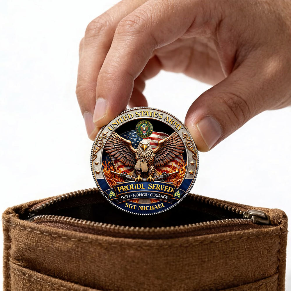 U.S. Veteran – 250 Years of Freedom Commemorative Coin Custom Gift For Veterans Soldier K1702 MT2