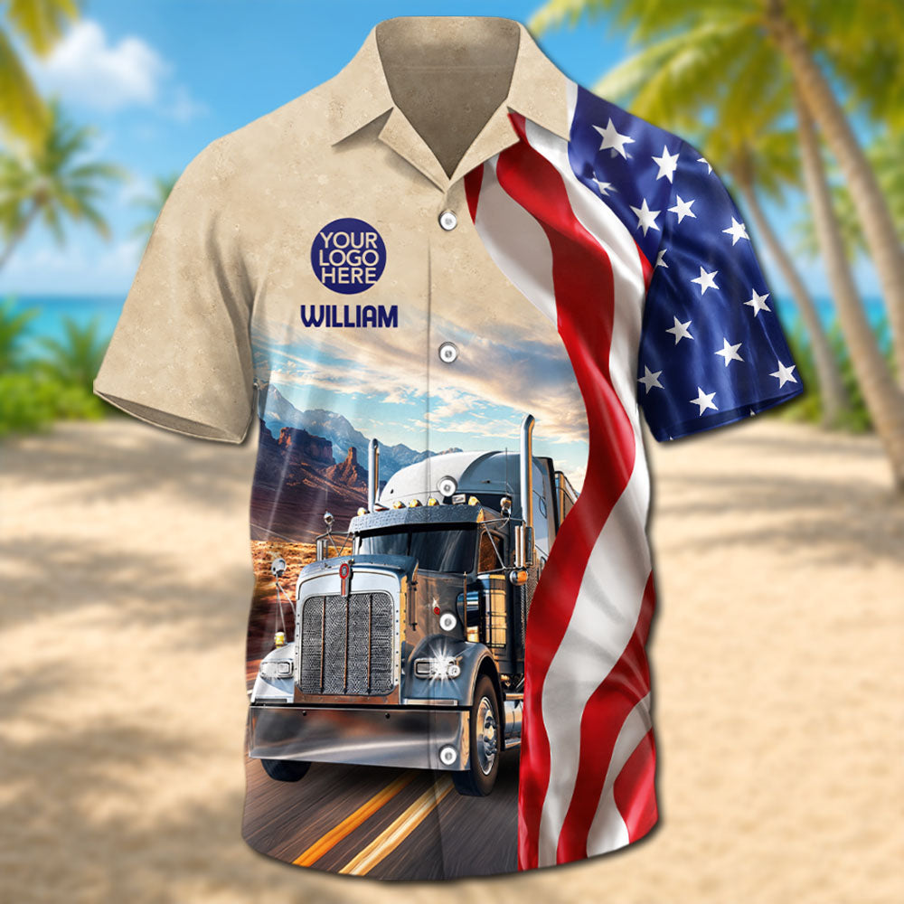 Without Trunks You Woud Be Homeless, Hungry & Baked - Custom Photo Truck for Truckers Hawaiian Shirt A2110 Pt99