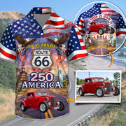 Celebrate 100 Years of Road Route 66 and America 250th Anniversary - This Is How I Roll - Personalized Hot Rod Photo Hawaiian Shirt A2110 T24