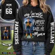 Personalized All Over Print Shirt My Favorite Player Calls Me Mom Football Team Custom All Over Print Shirt K1702 MT2