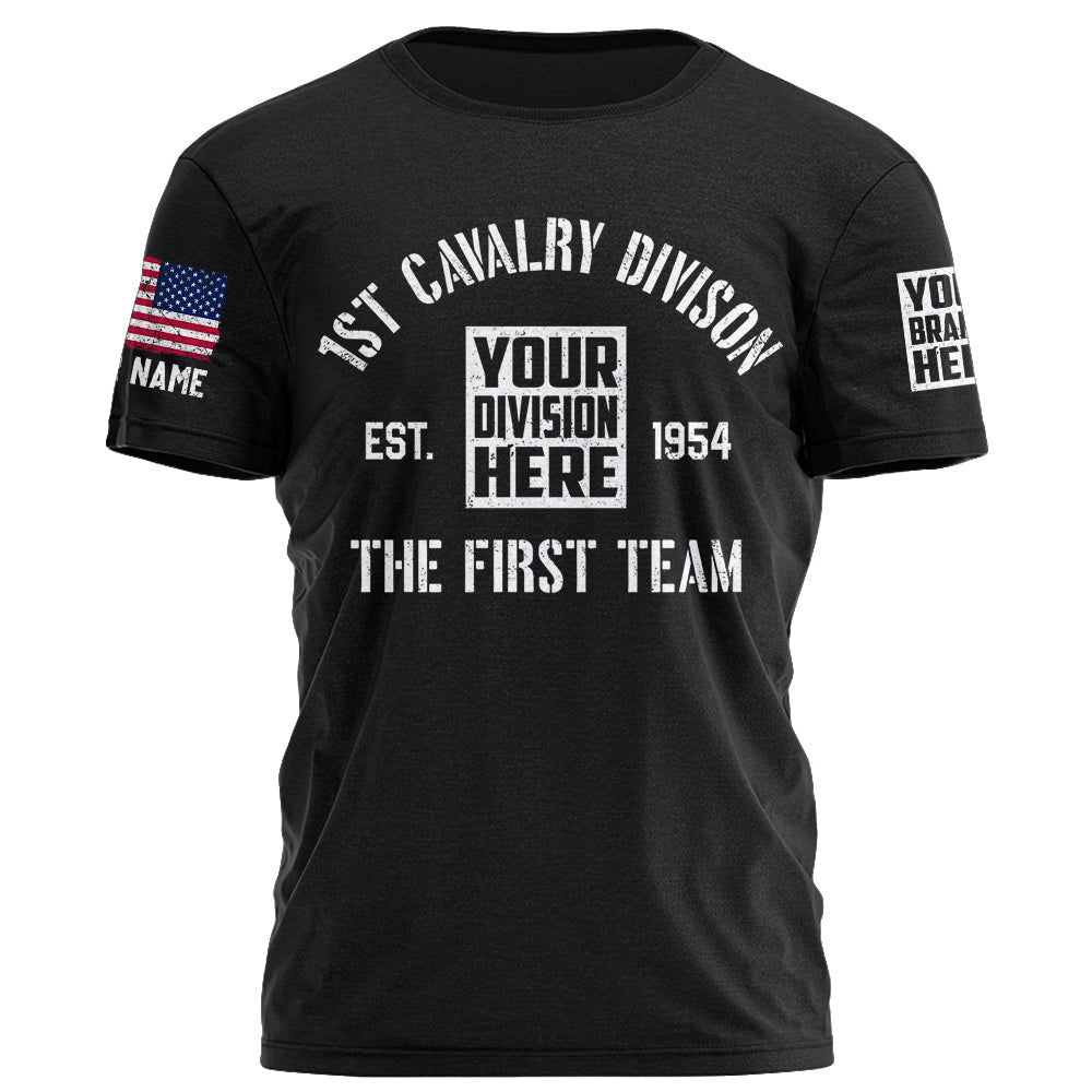 Personalized Shirt For Veteran Custom Division Veteran Shirt K1702