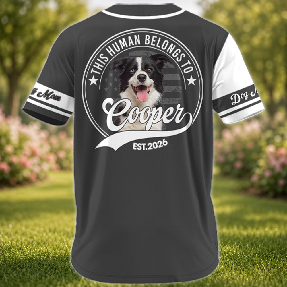 Life Is Better With A Dog, Personalized Baseball Jersey Shirt, Custom Photo Dog, Gift For Dog Lover T1807 T24