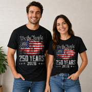 USA 250th Anniversary T-Shirt, America 250 Years 1776-2026 Fourth of July Tee Hv01