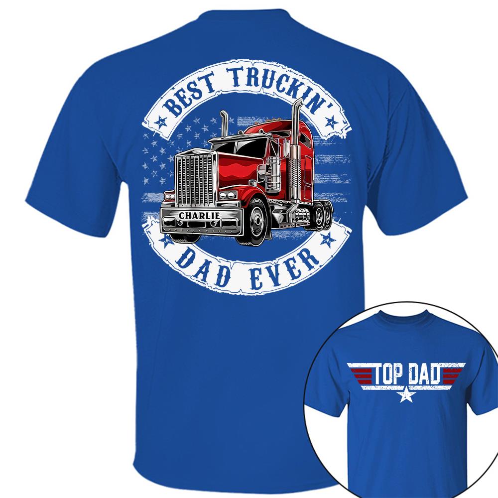 America Driver Dad Custom Shirt, Gift For Dad, Grandpa L0411 Hv01