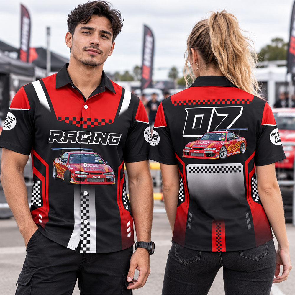 Dirt Track Racing Personalized Photo & Number All Over Print Shirt K1702 MT2