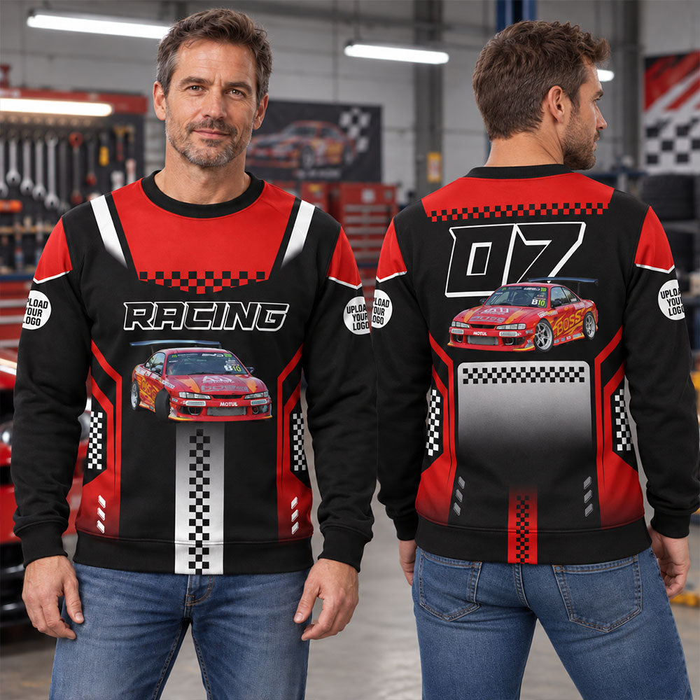 Dirt Track Racing Personalized Photo & Number All Over Print Shirt K1702 MT2