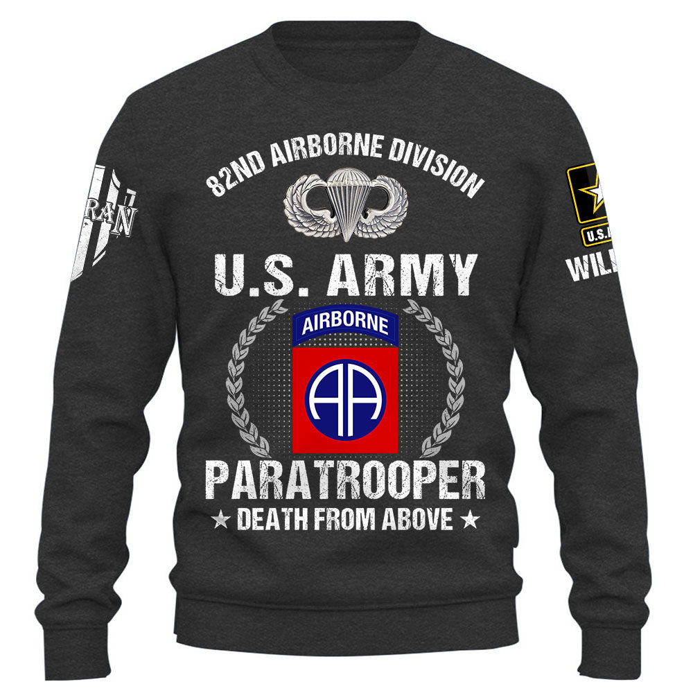 Personalized Shirt Custom Division And Branch Gift For Veterans K1702