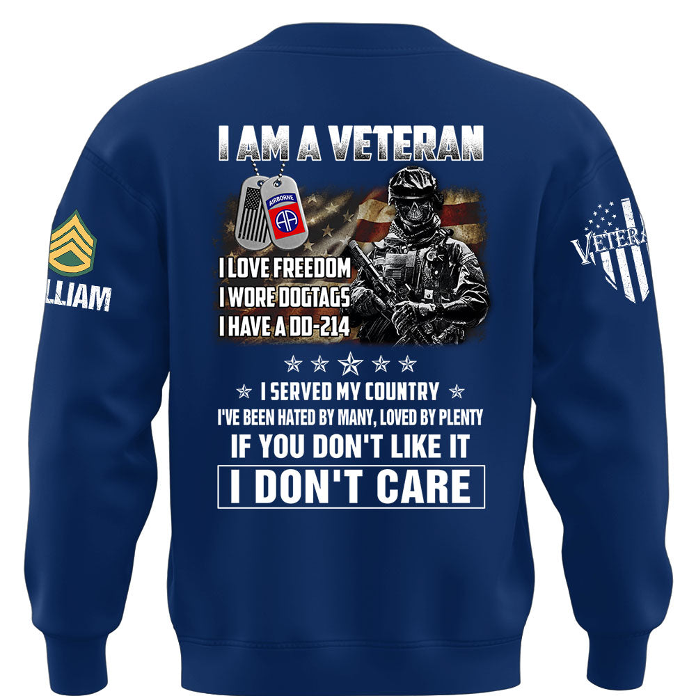 Custom Shirt I Am A Veteran – I Served My Country DD-214 Shirt Available All Military Branches Gift For Veterans K1702 MT2