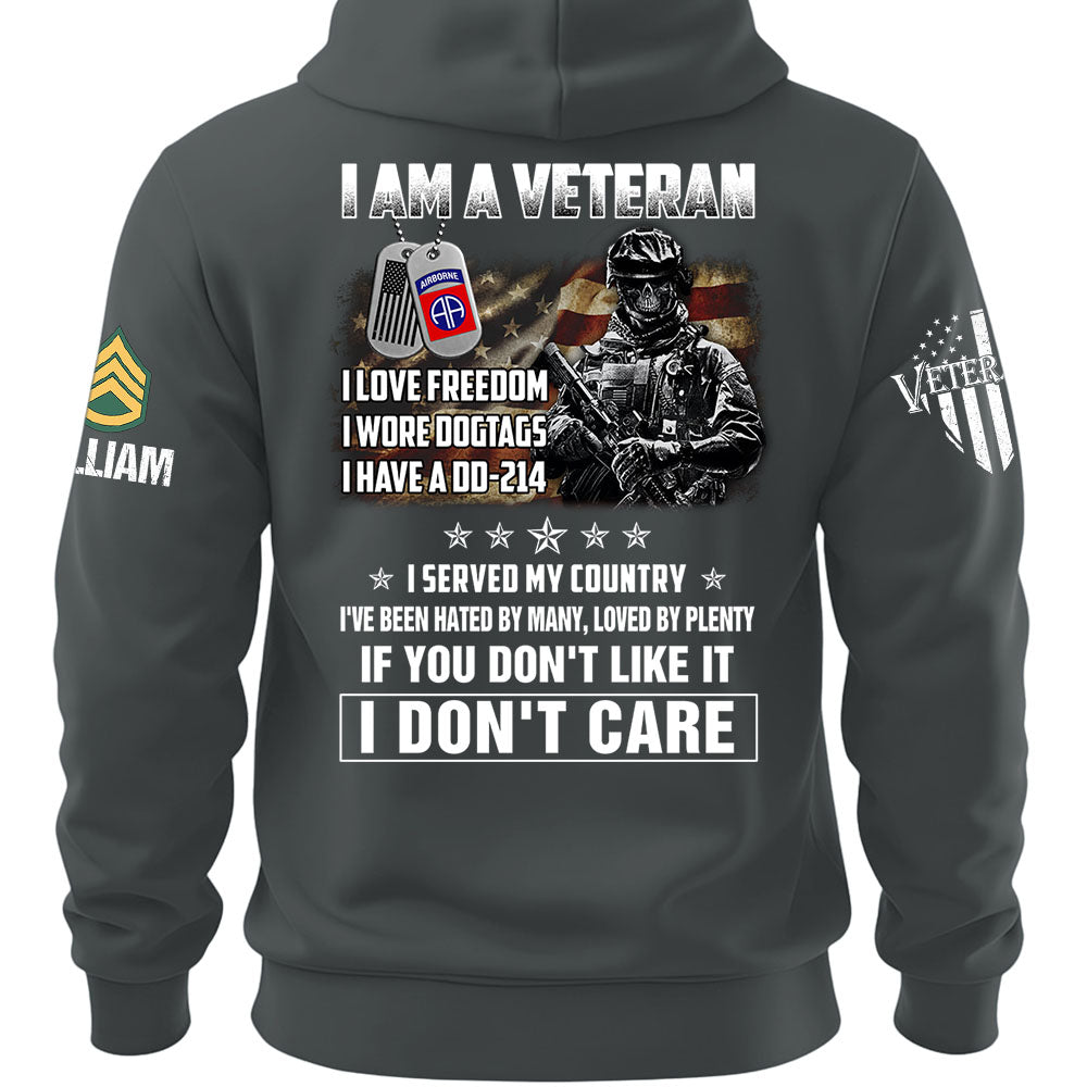 Custom Shirt I Am A Veteran – I Served My Country DD-214 Shirt Available All Military Branches Gift For Veterans K1702 MT2