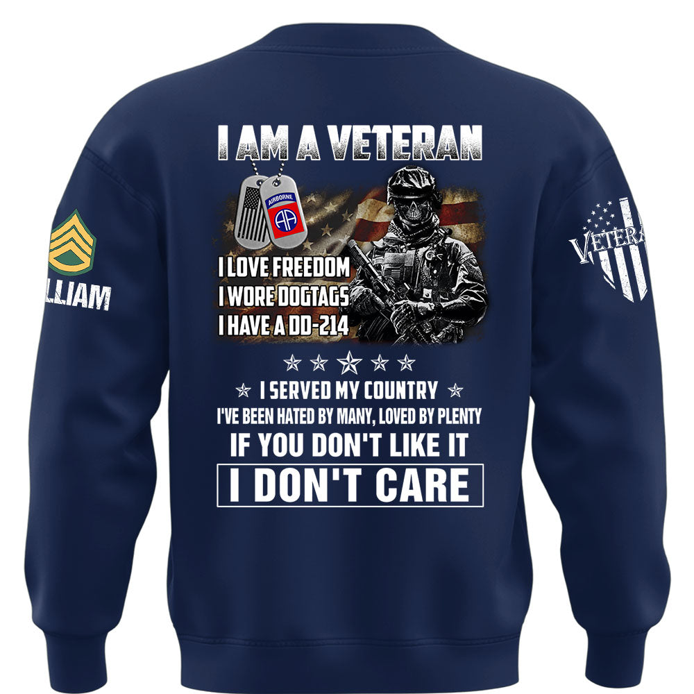 Custom Shirt I Am A Veteran – I Served My Country DD-214 Shirt Available All Military Branches Gift For Veterans K1702 MT2