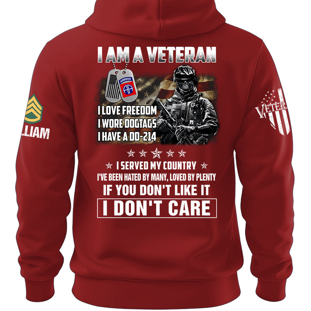 Custom Shirt I Am A Veteran – I Served My Country DD-214 Shirt Available All Military Branches Gift For Veterans K1702 MT2