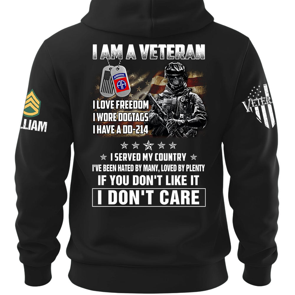 Custom Shirt I Am A Veteran – I Served My Country DD-214 Shirt Available All Military Branches Gift For Veterans K1702 MT2