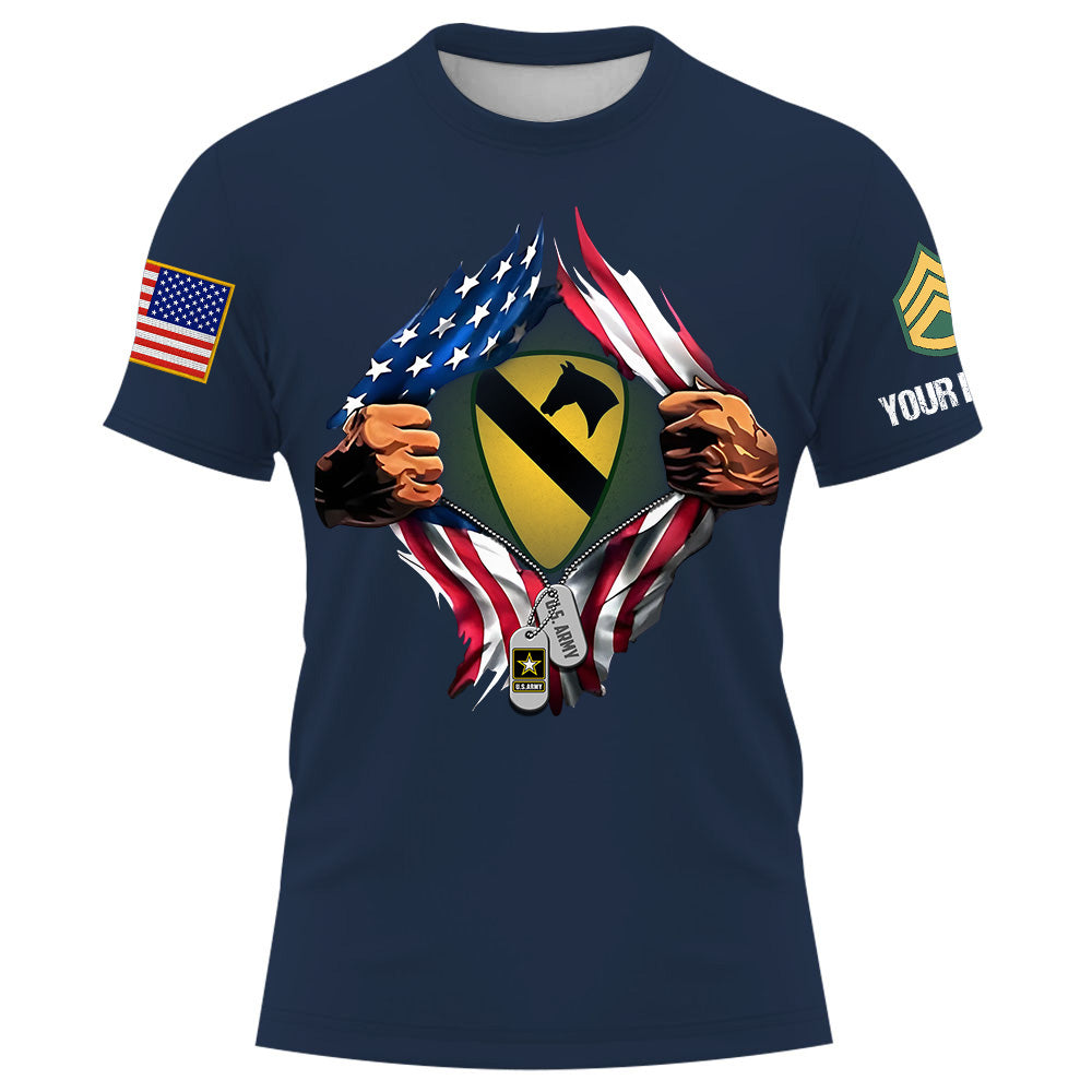 Personalized Shirt Military Rank Unique Custom Gifts Celebrating Service And Sacrifice For Veterans K1702 Trhn